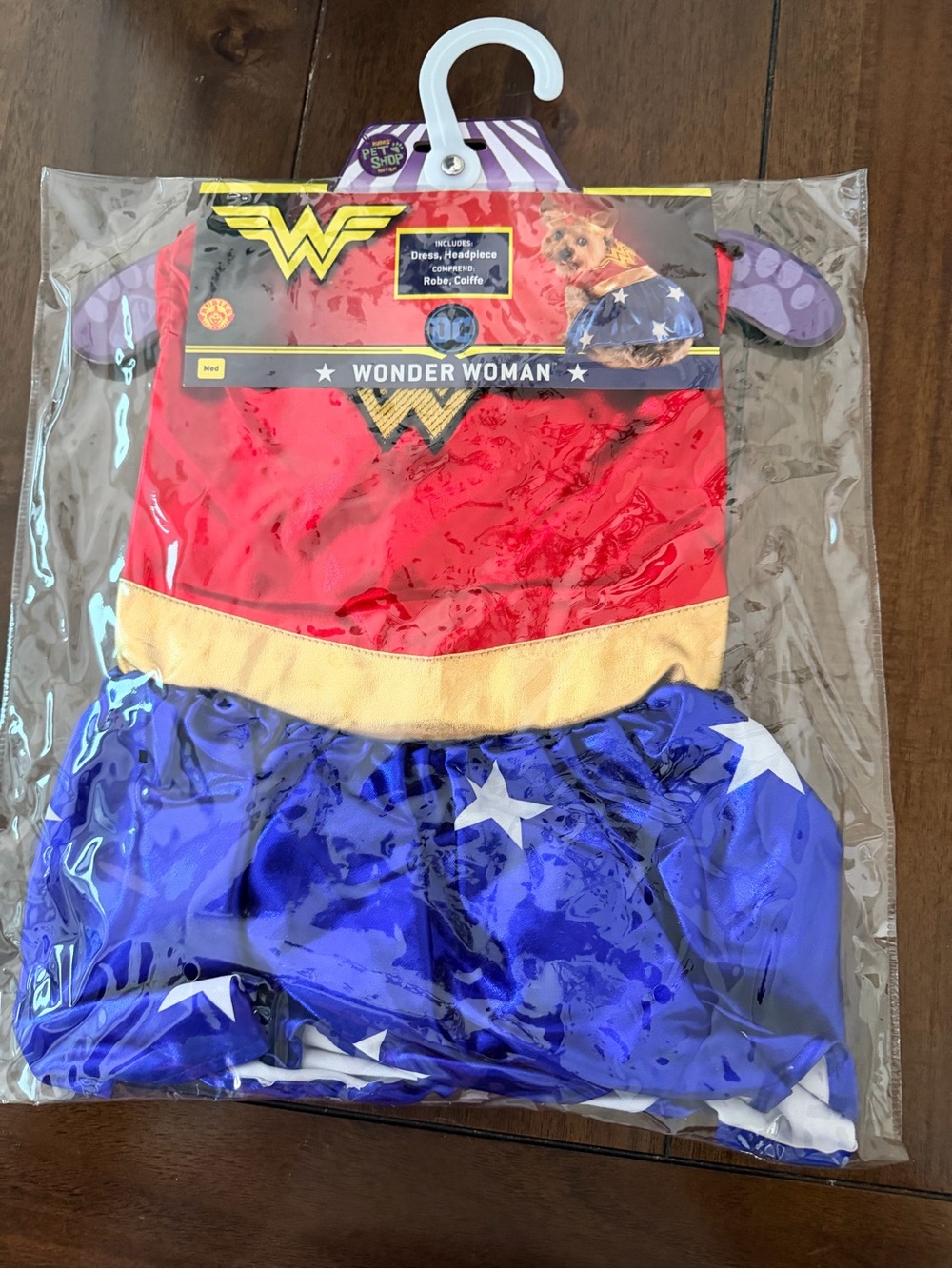 Pet Costume - Wonder Woman - Size Medium. NWT